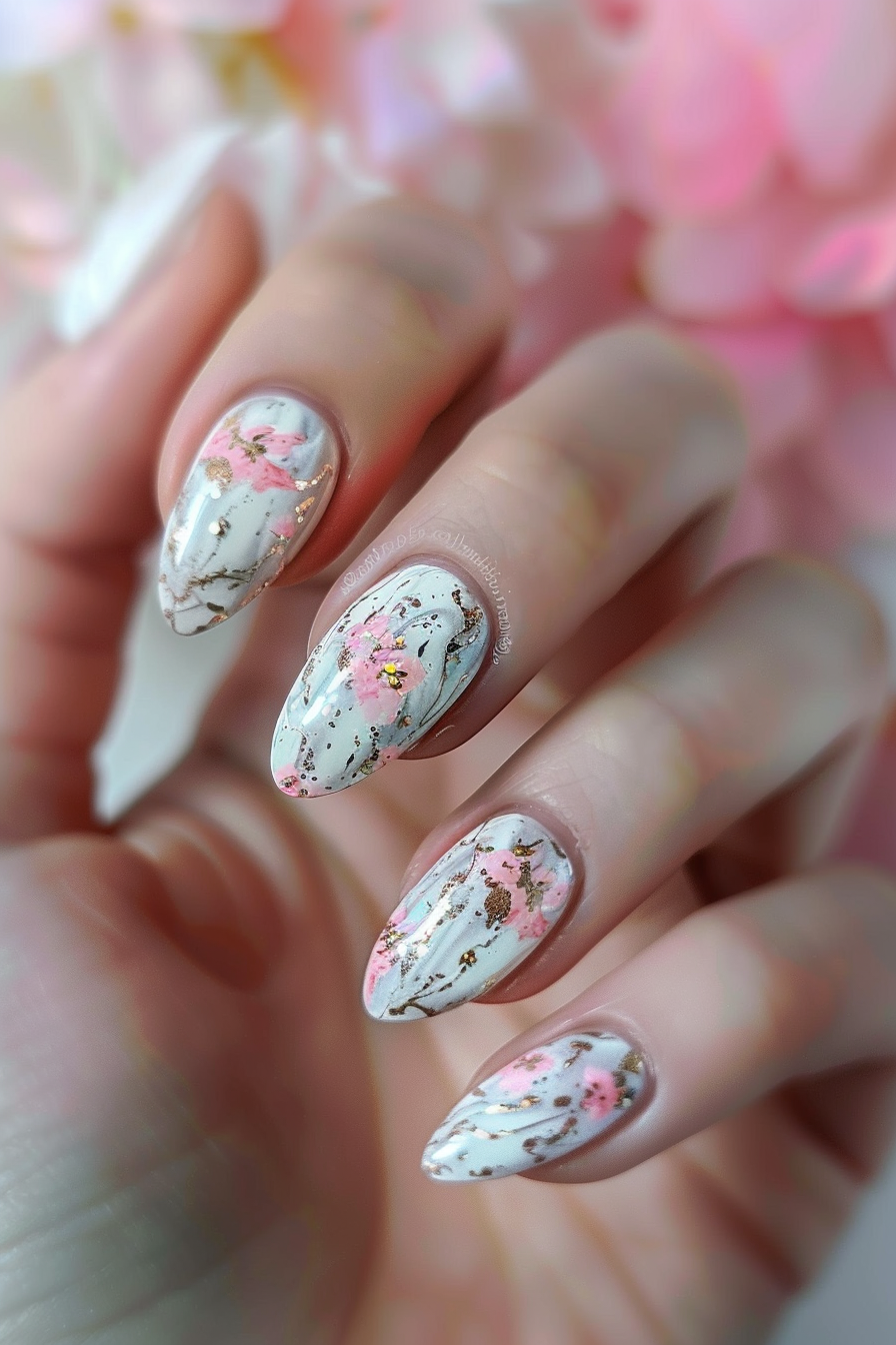 summer-almond-nails