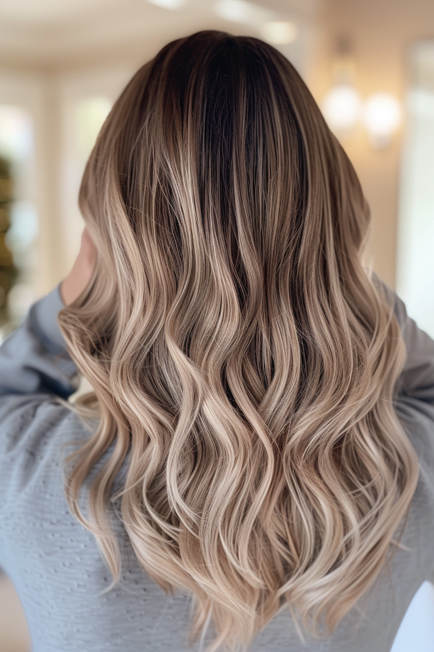 shoulder-length-balayage