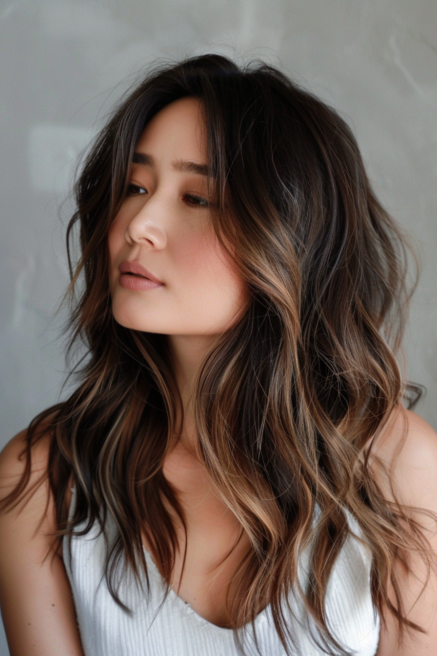 shoulder-length-balayage
