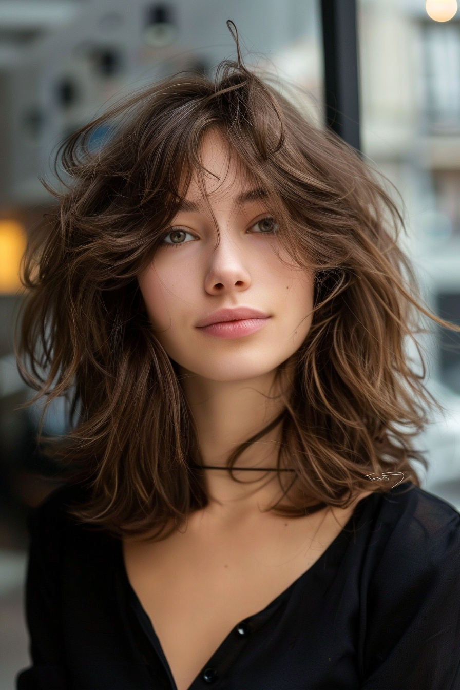 medium-length-haircut-for-round-faces