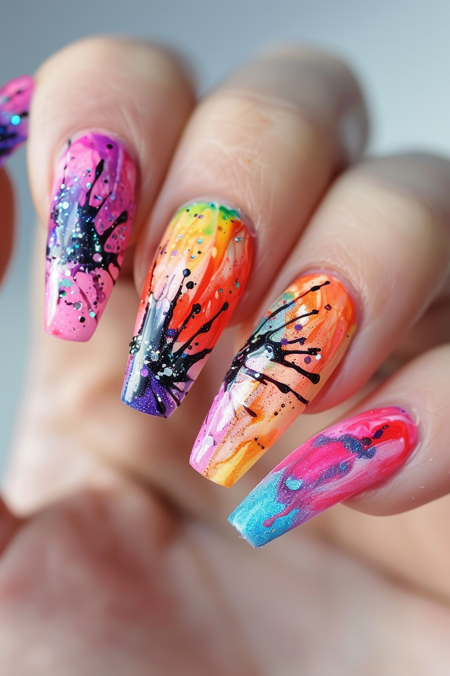 firework-nails
