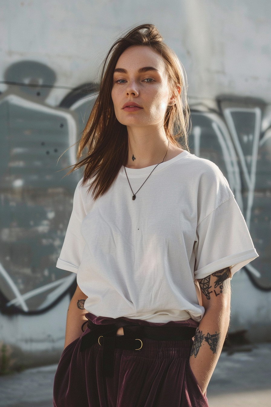 Girls Everywhere Are Styling Their Summer Fits Like These Oversized T 