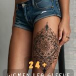 Stunning Leg Sleeve Tattoos: 24 Ideas For Women