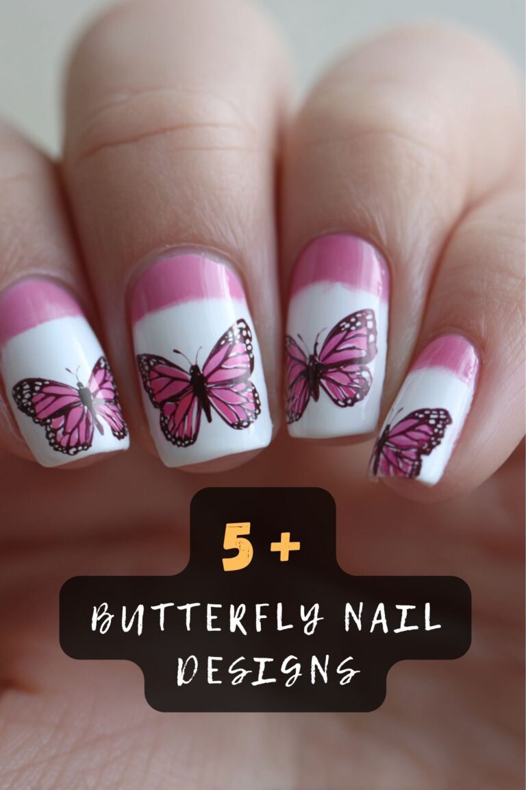 5+ Trendy Butterfly Nail Designs To Inspire Your Next Manicure
