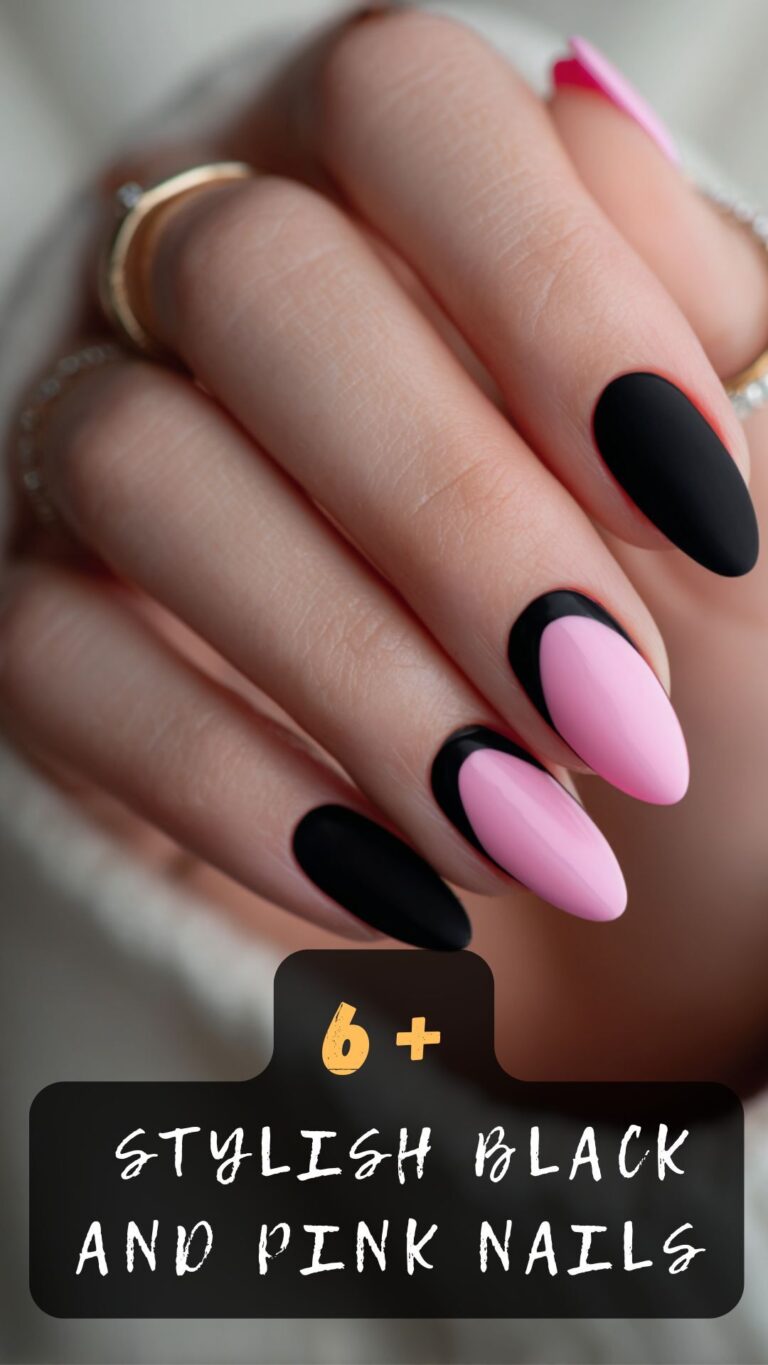 6+ Inspiring Black And Pink Nail Designs For Every Occasion