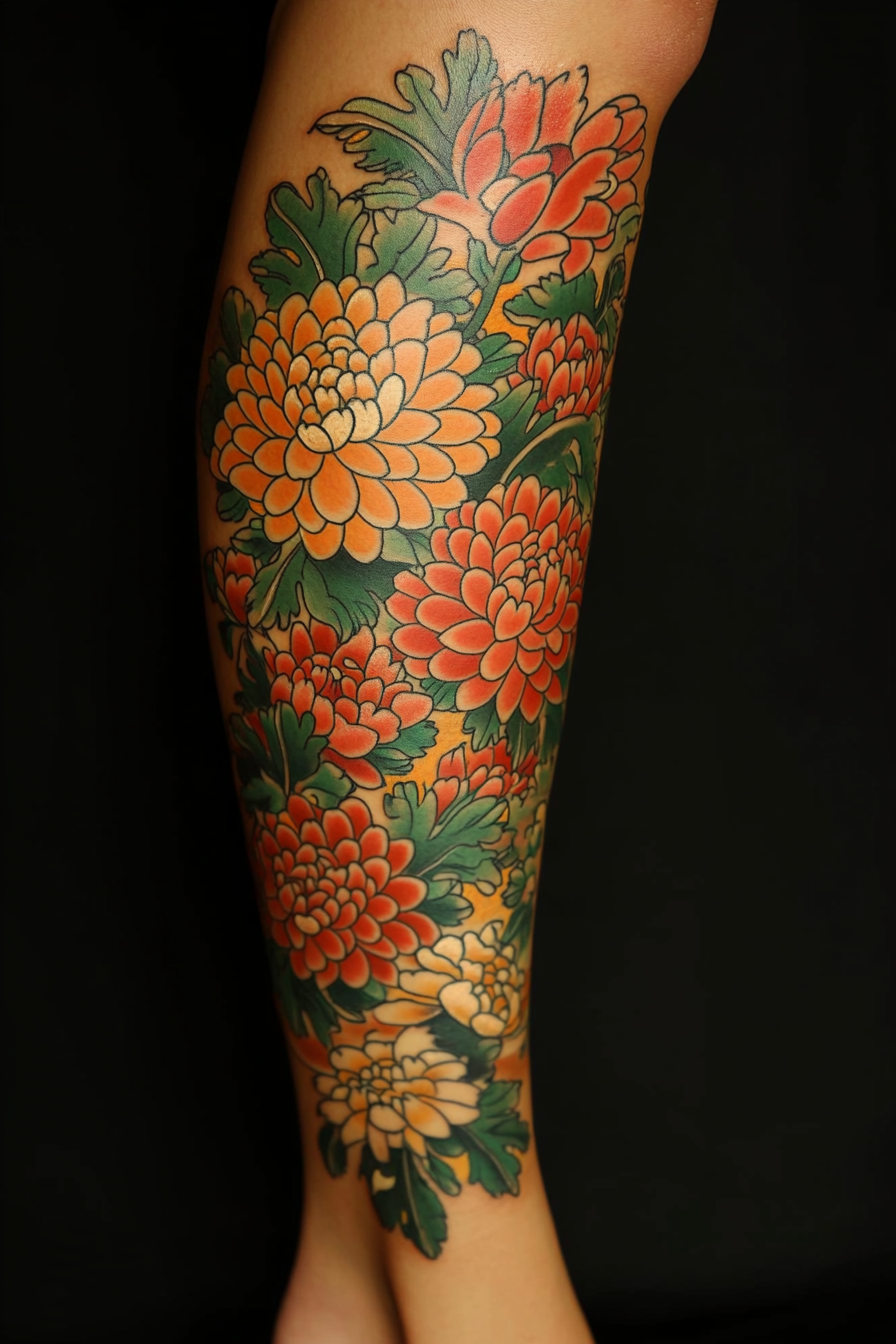 full-leg-tattoos-women