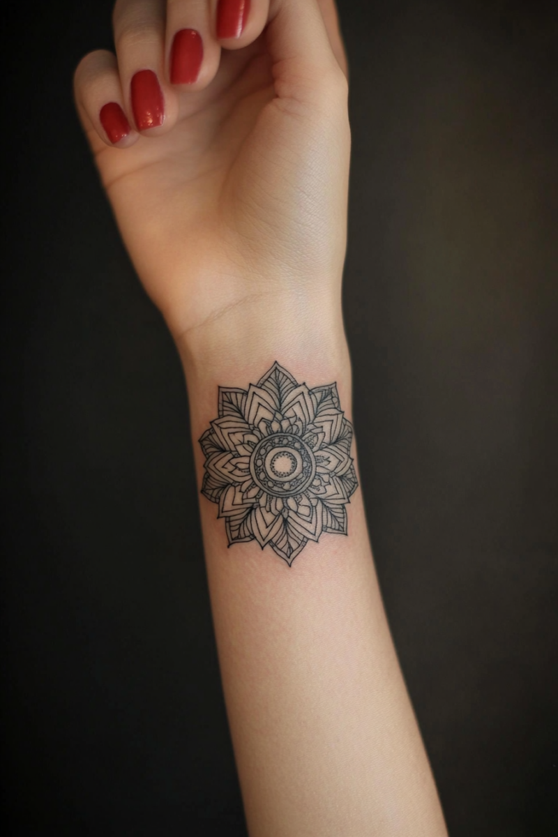 Beautify Your Wrist With Mandala Tattoo Ideas — NeedleStyle