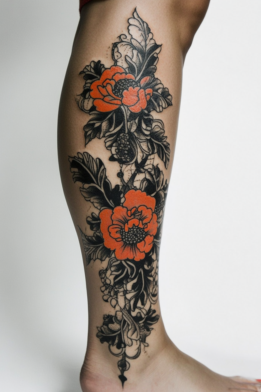 full-leg-tattoos-women