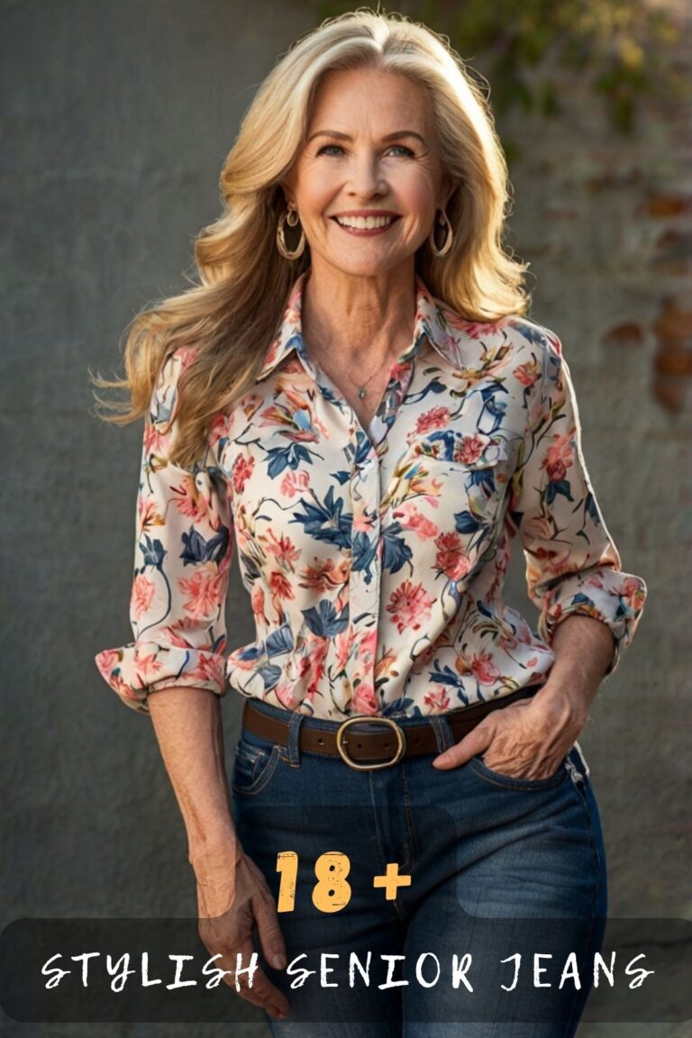 Stylish Jeans Ideas For Seniors Who Love Fashion
