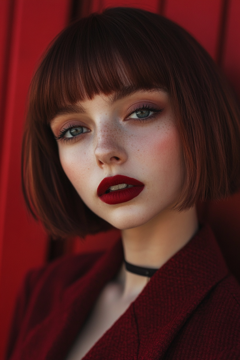 13 Captivating Chocolate Cherry Hair Colors