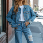 13 Oversized Jean Jacket Outfits to Rock