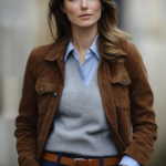 10+ Rock Your Look With A Brown Suede Jacket!