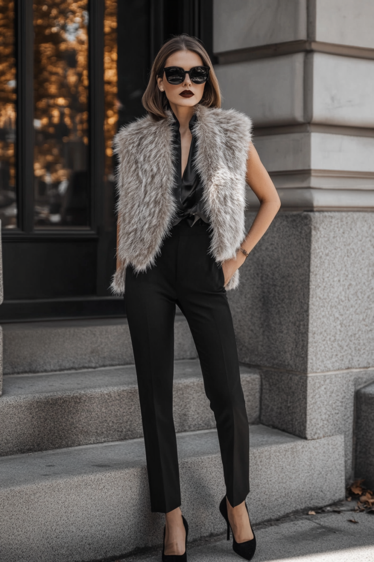 13 Stylish Fur Jacket Outfits For A Glamorous Touch