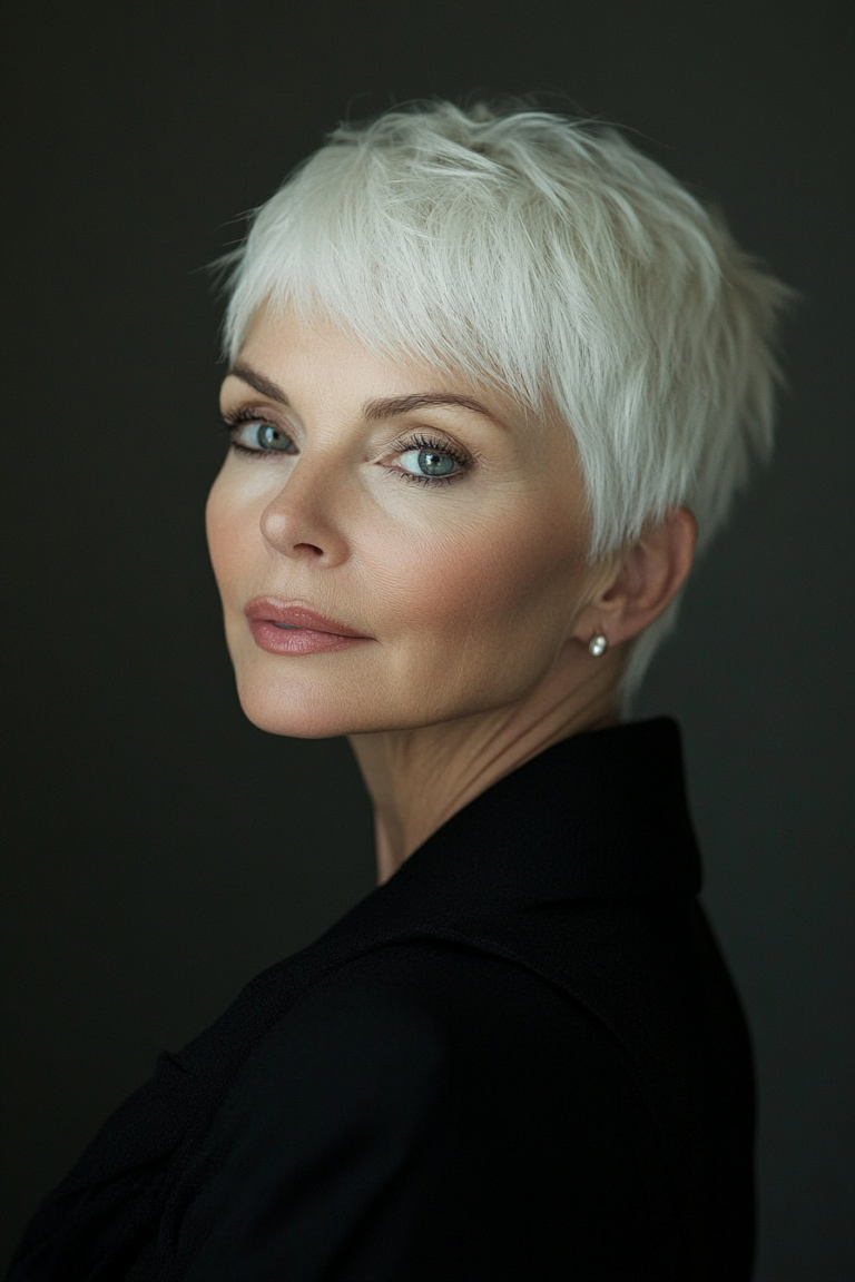 10+ Short Hairstyles For Women Over 60