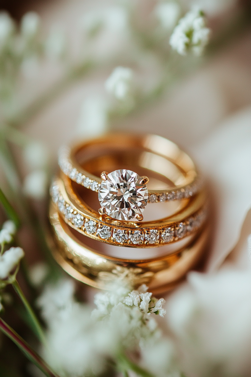 13 Stunning Ring Stacking Ideas For Your Wedding Bands โ Daily Fashion ...