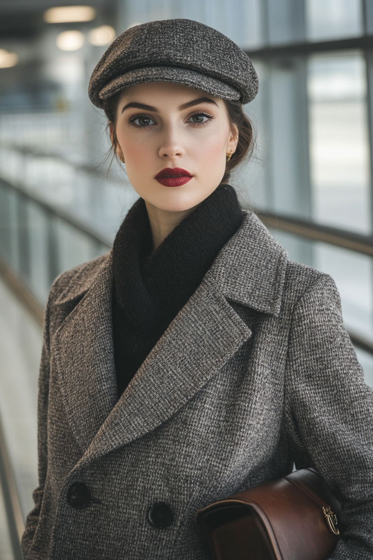 13 Stylish Airport Outfits For Winter Travel