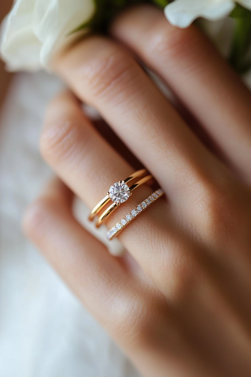 13 Stunning Ring Stacking Ideas For Your Wedding Bands โ Daily Fashion ...
