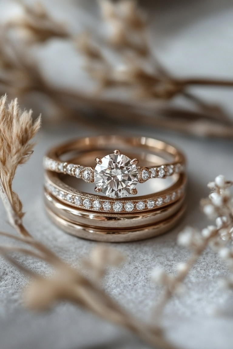 13 Stunning Ring Stacking Ideas For Your Wedding Bands โ Daily Fashion ...