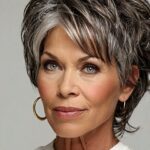 Don’t Miss Out On These Trendy Salt And Pepper Hairstyles For Women over 50!