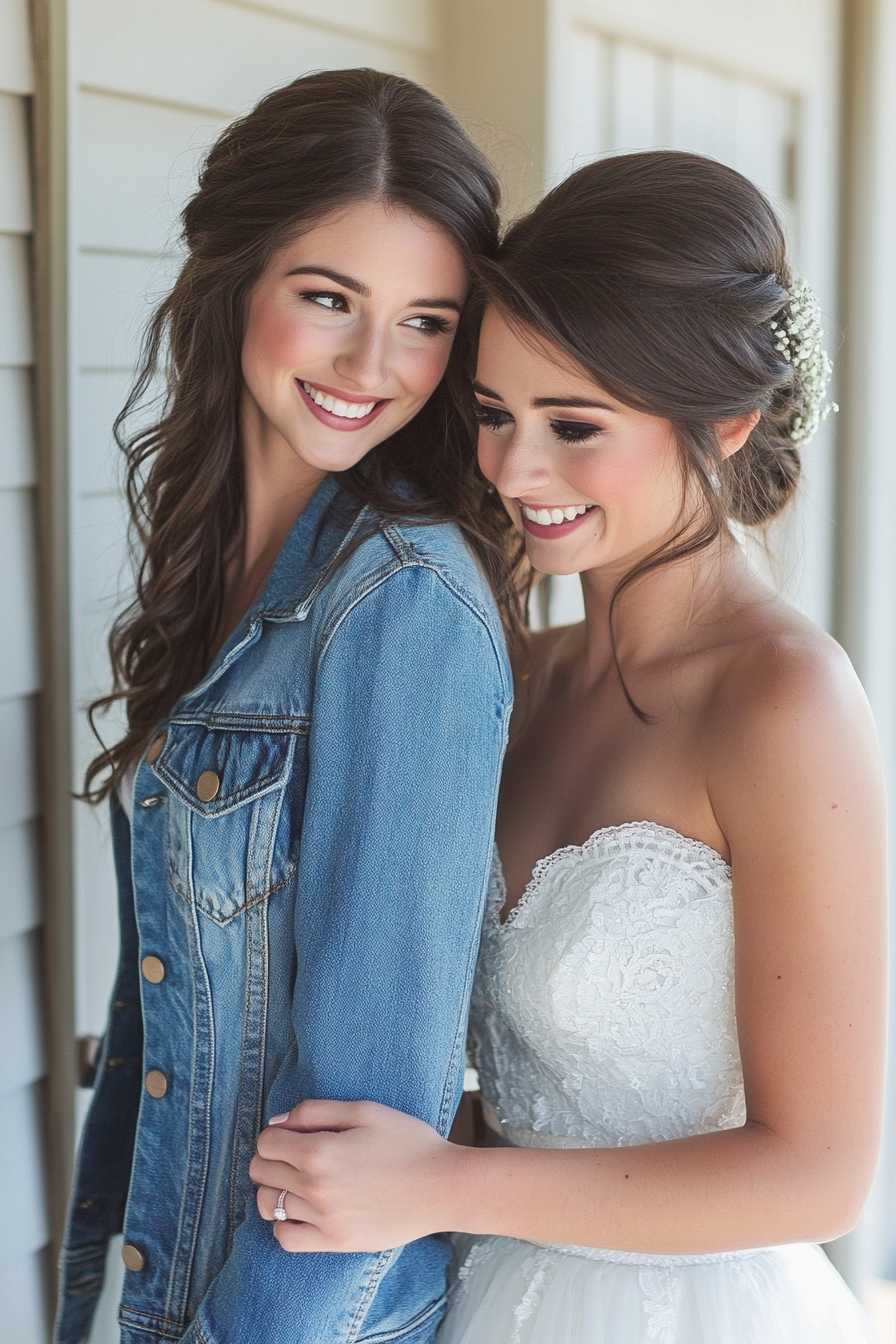 bridesmaid getting ready outfit
