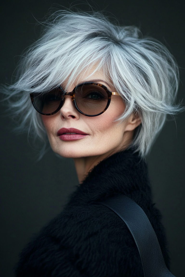 13 Chic Short Hairstyles for Women Over 50 with Gray Hair: Fresh Looks You’ll Love