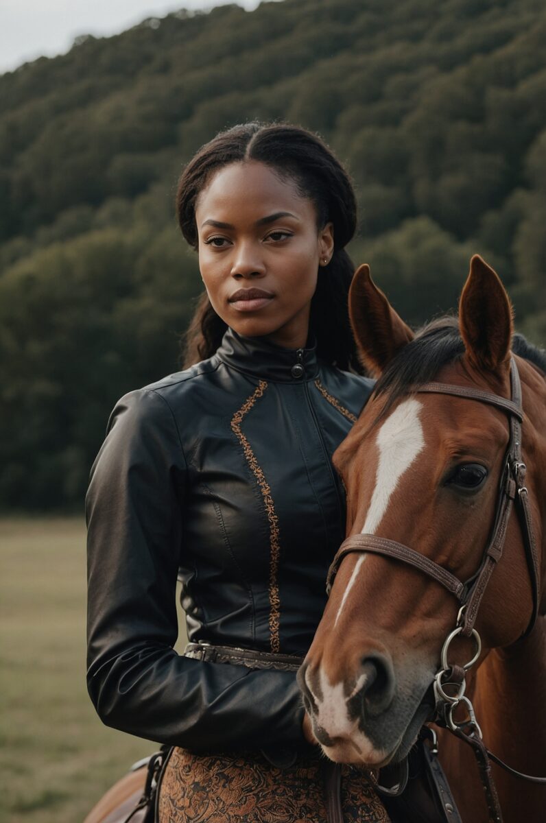 high quality solid colored minimalist horseback
