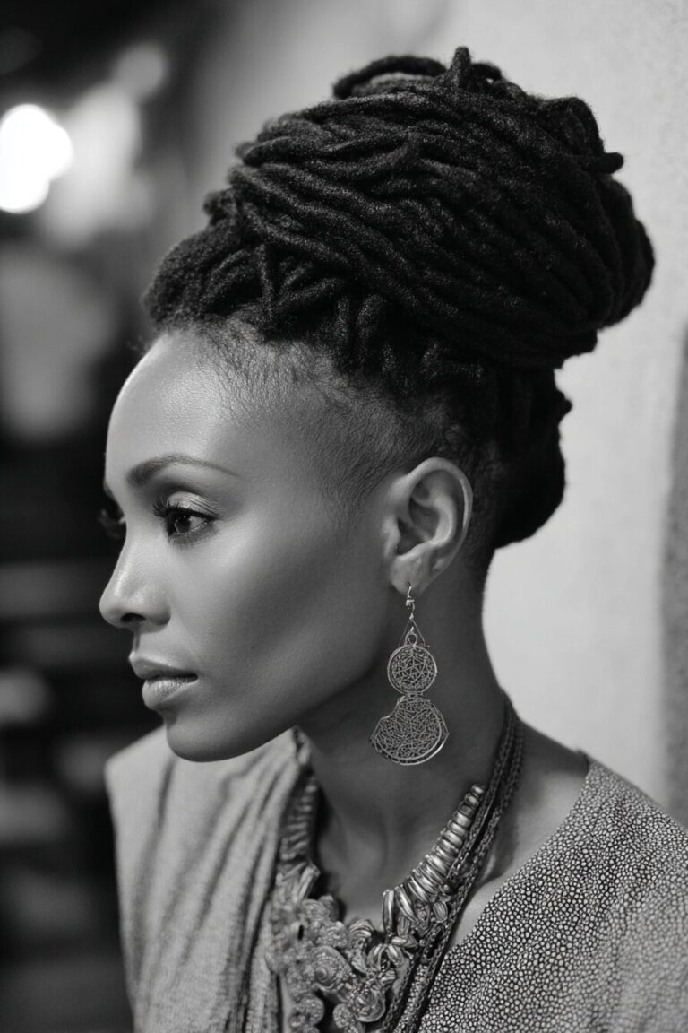 Locs with Undercut Women Hairstyles: Bold and Beautiful Ideas