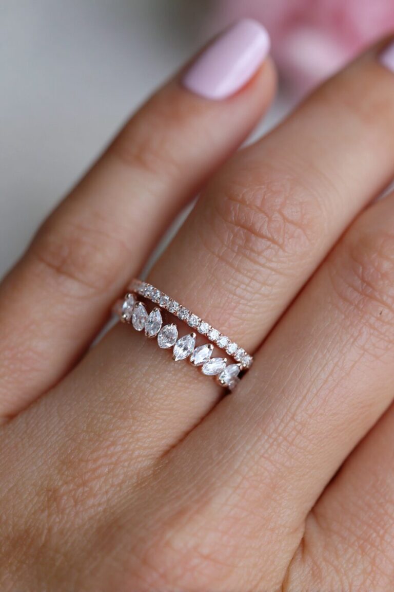 You Won’t Believe These Must-Have Wedding Bands For Marquise Rings That Will Elevate Your Set!
