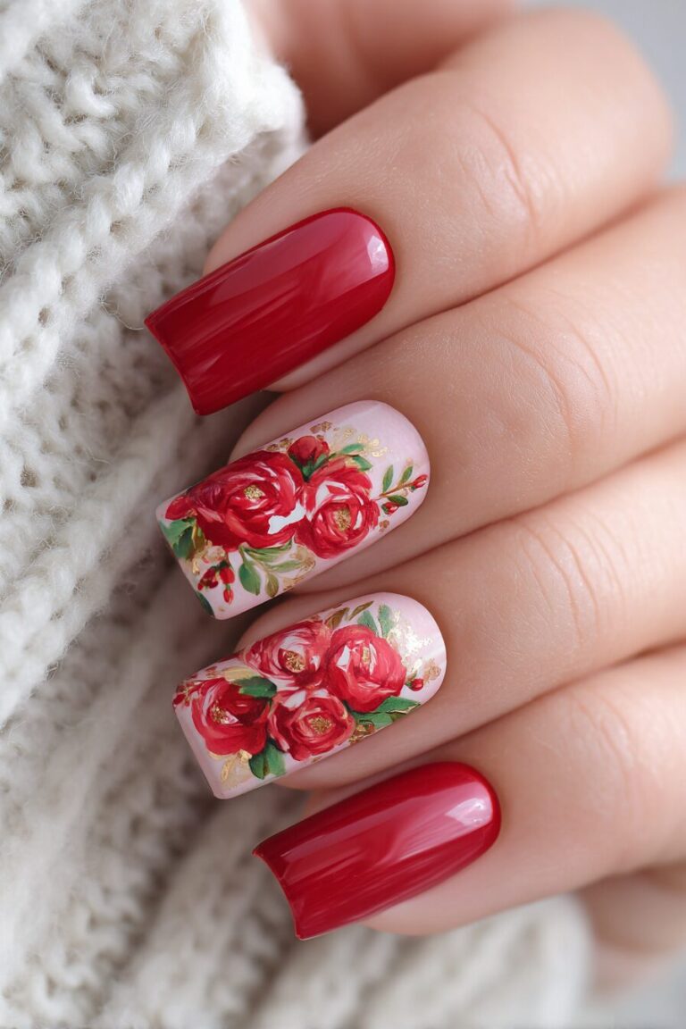 You Won’t Want To Miss These Bold Cherry Red Nail Designs That Are Sure To Dazzle!