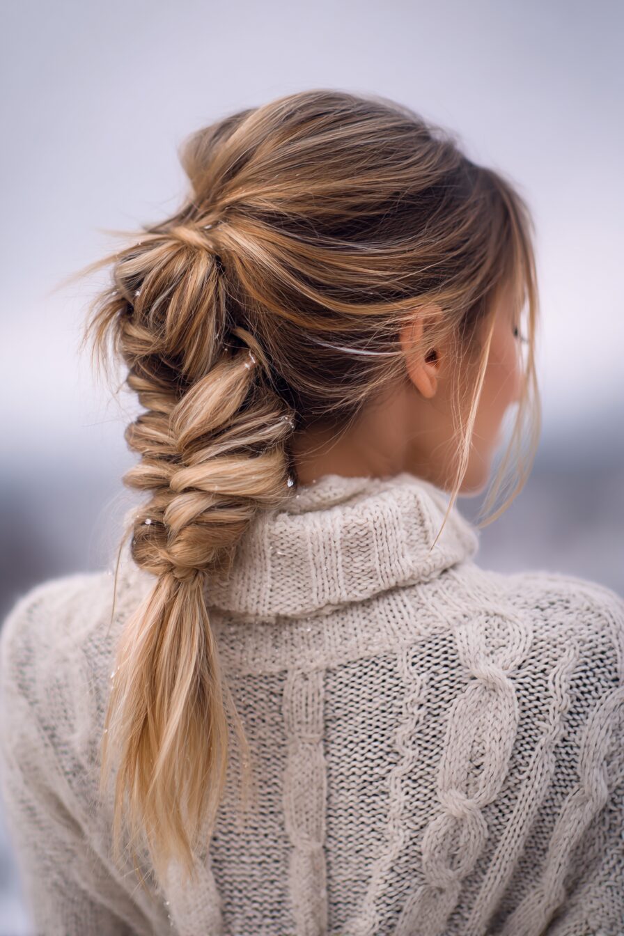 Snowdrop Braid Winter Hair Braid Ideas To Keep You Cozy — NeedleStyle