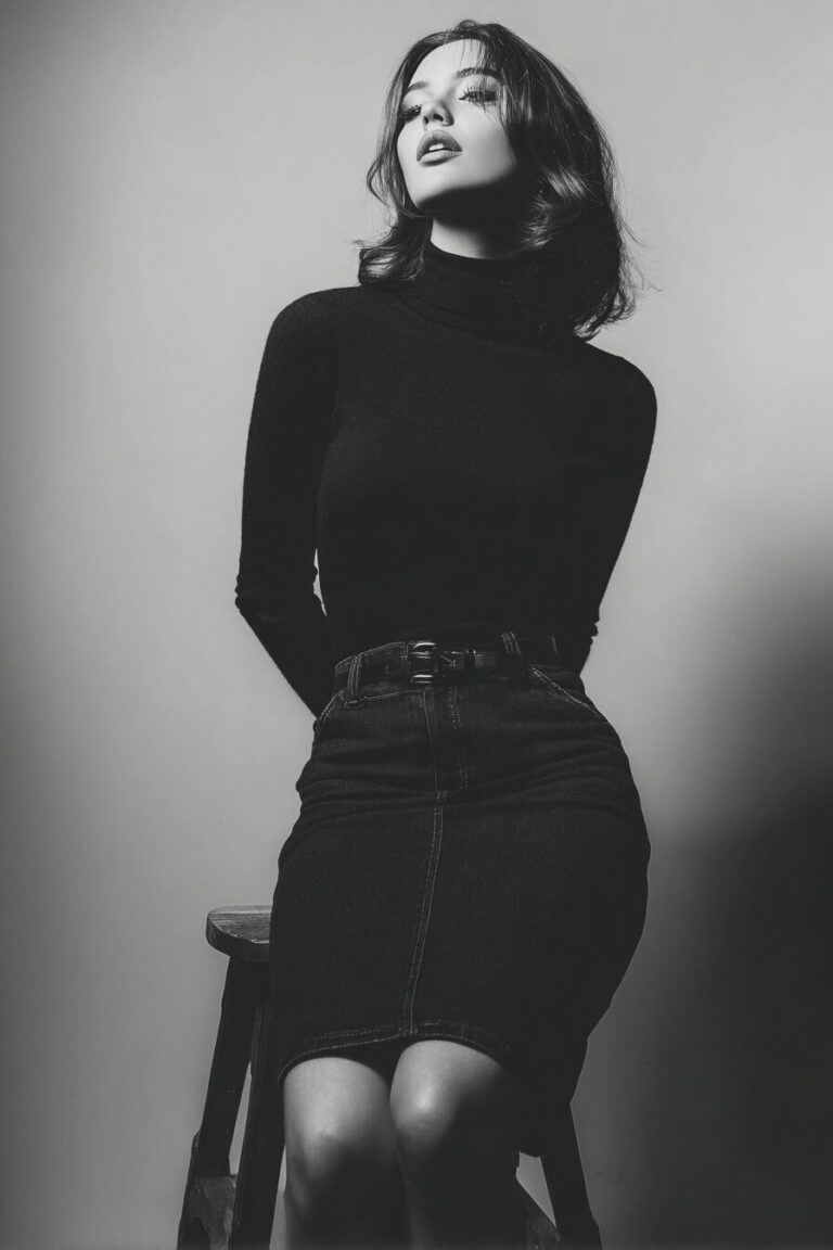 Stylish Jean Skirt Fall Outfits To Try