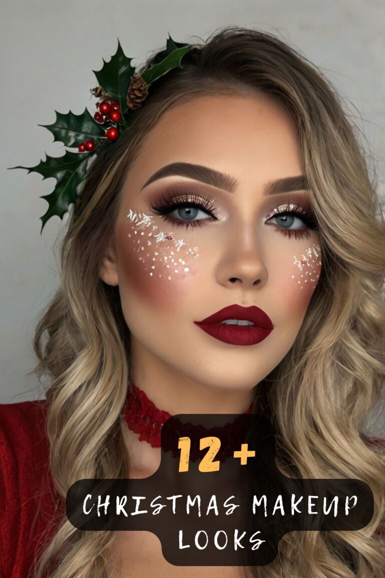 Sparkling Christmas Makeup Looks To Try This Season