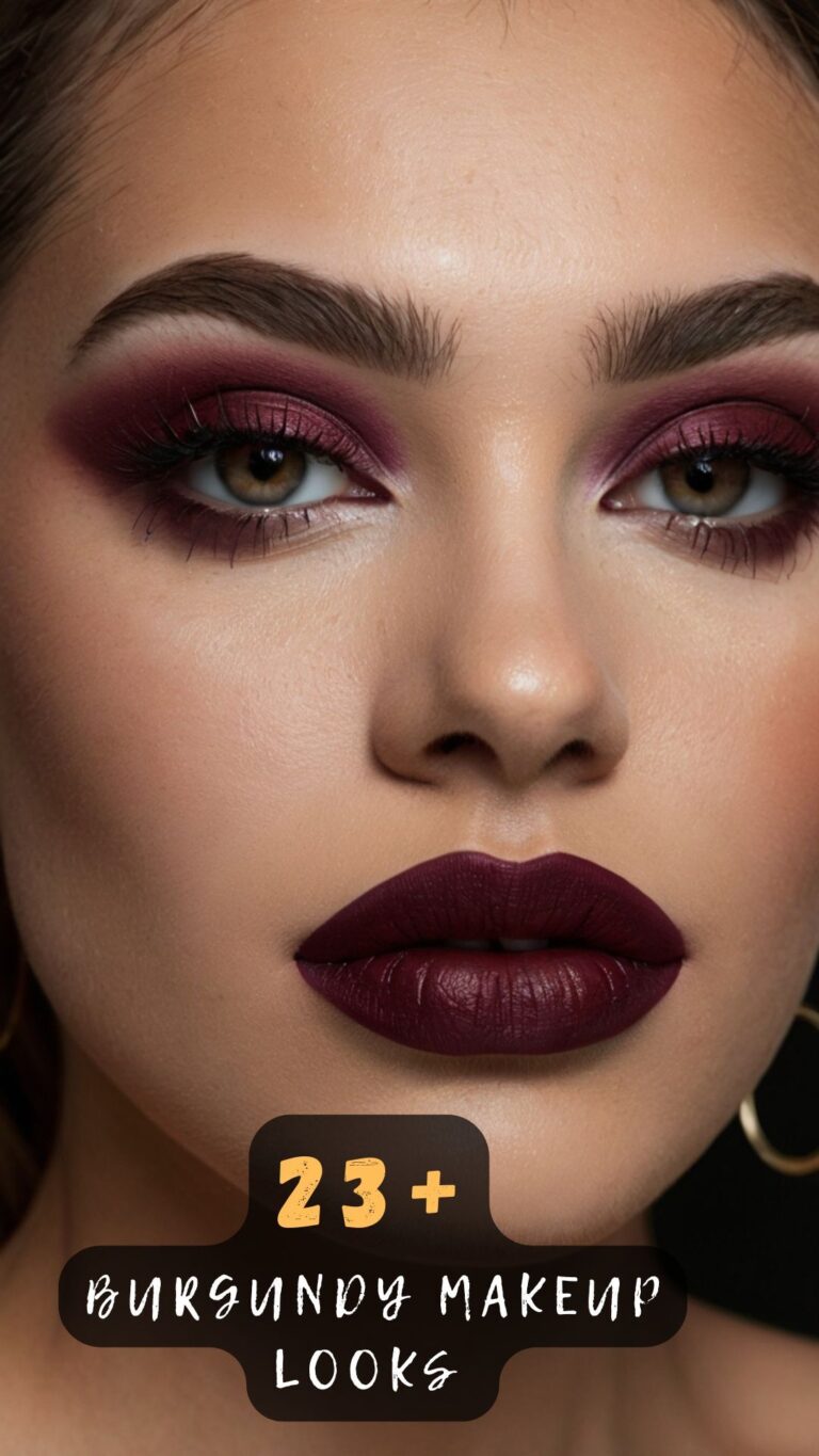 Makeup Lovers Can’t Stop Talking About These Burgundy Makeup Ideas That Pop!