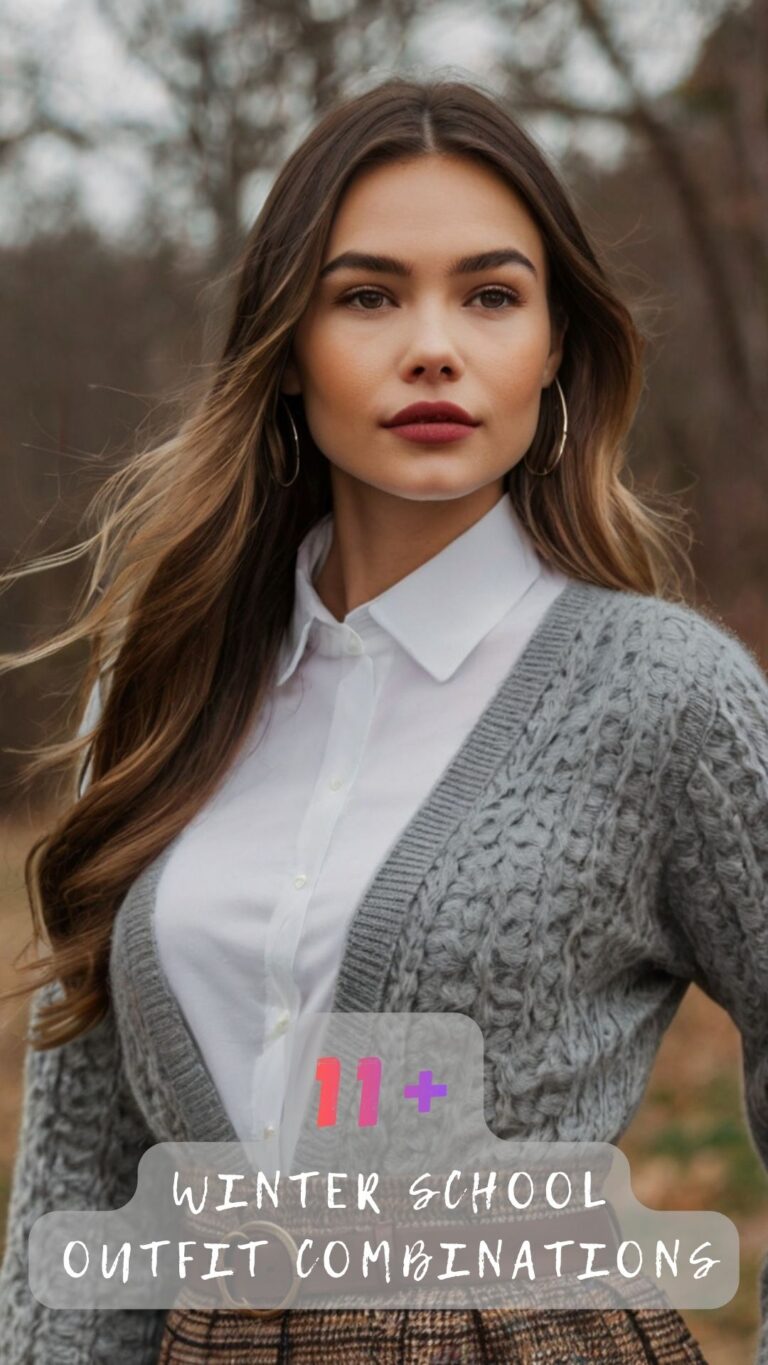 Classmates Can’t Stop Asking About These Cozy Winter School Outfit Combinations!