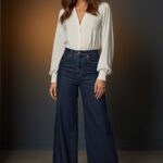 How to Style Wide Leg Jeans:  Chic Outfit Ideasperma:style-wide-leg-jeans-outfits