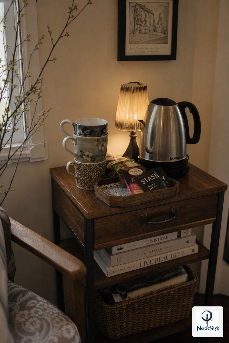A Coffee or Tea Station Near Your Desk Is Life-Changing and I Mean It