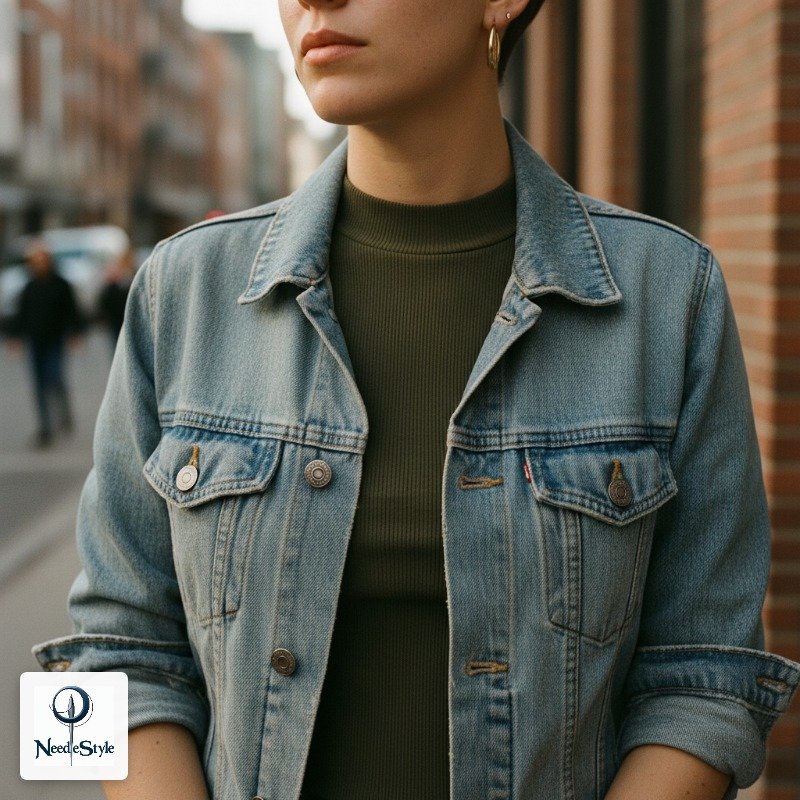 Add a Denim Jacket for a Layered Casual Vibe