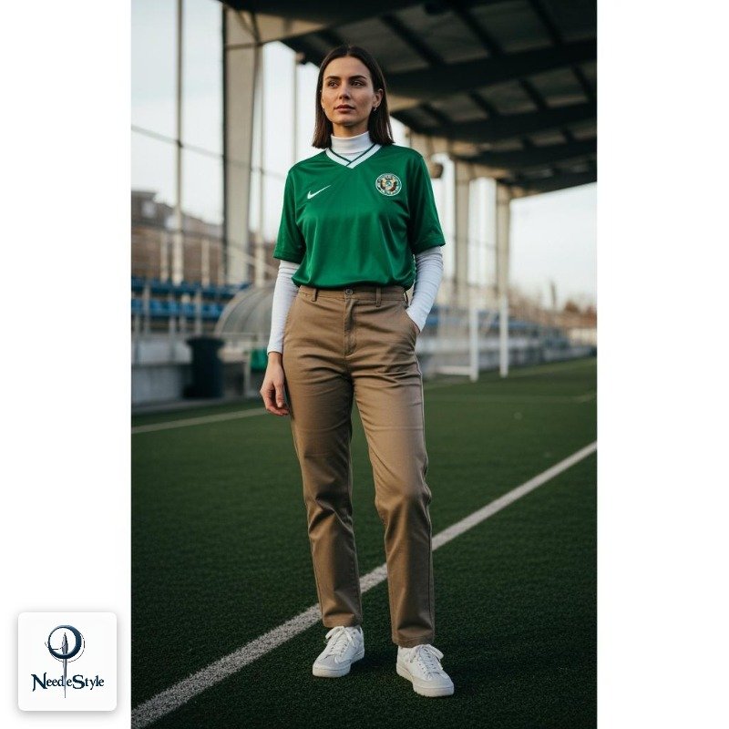 Layer It Over a Fitted White Long-Sleeve Tee