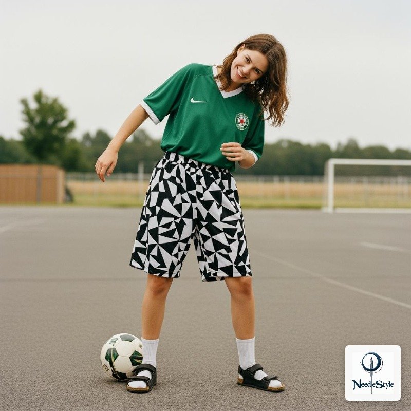 Pair With Printed Shorts for Extra Fun Game Day Energy