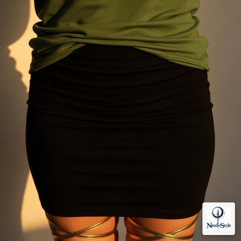Style With a Bodycon Skirt and Heeled Sandals for a Night Game