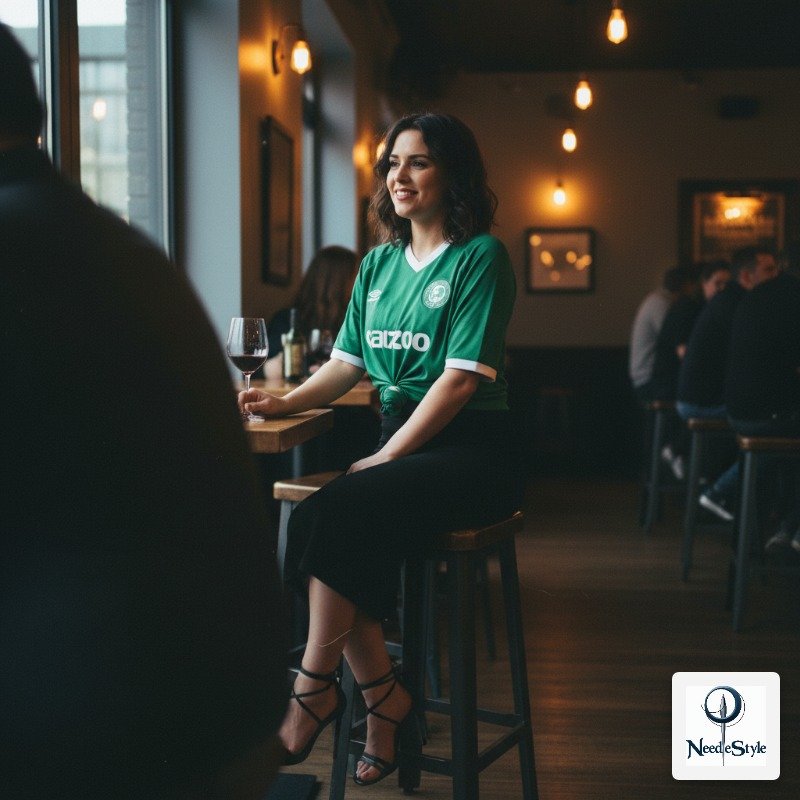 Style With a Bodycon Skirt and Heeled Sandals for a Night Game