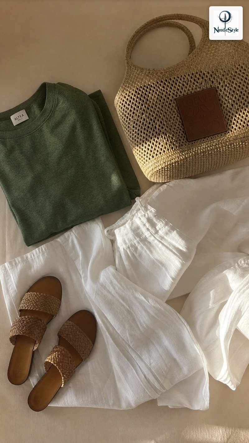 Wear It With White Linen Trousers for a Breezy Look