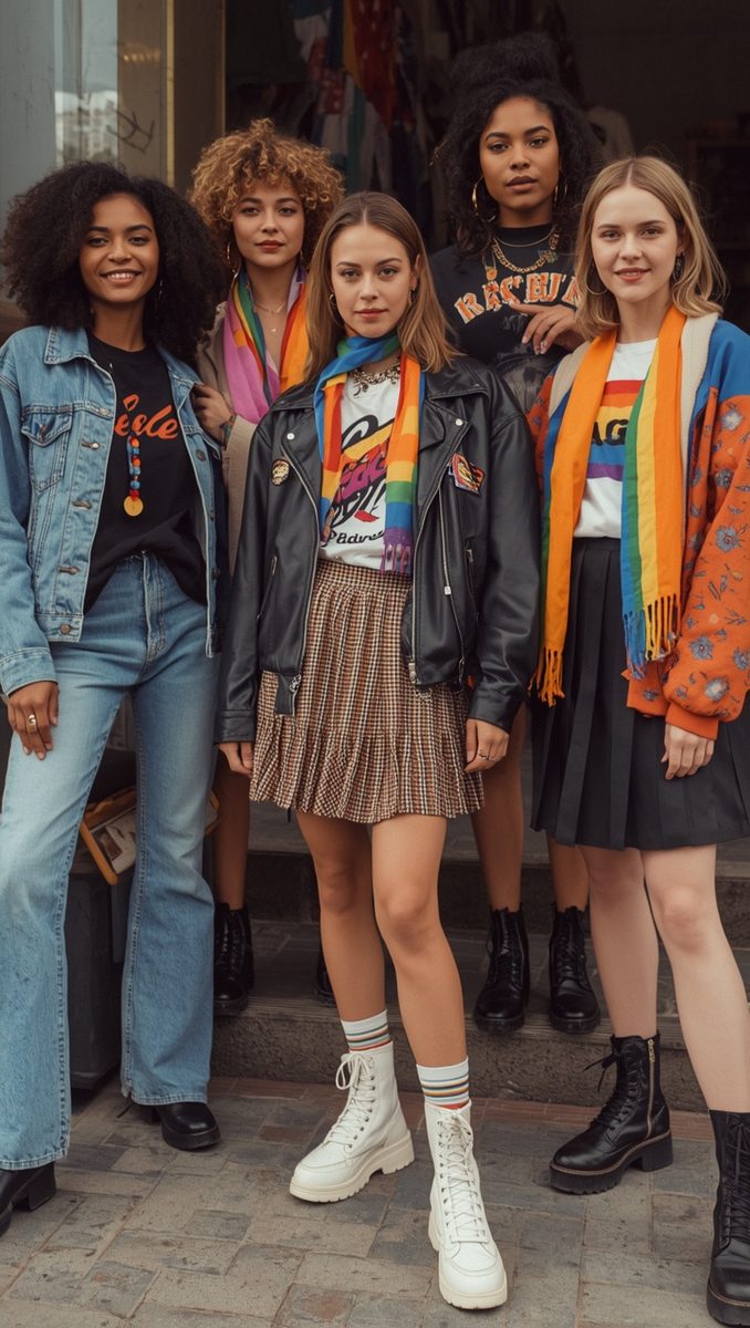>Thrifted and Vintage Pride Finds<