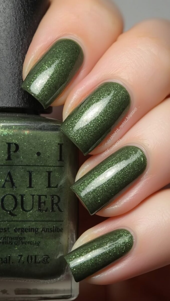 Olive Green for a Moody Forest Feeling