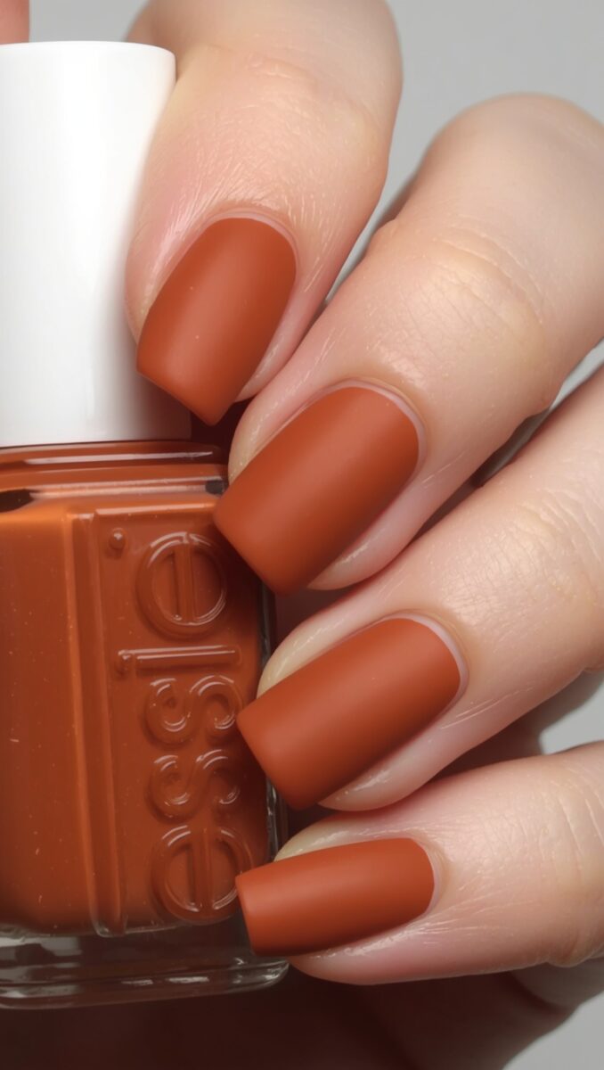 Matte Pumpkin Spice for a Soft, Velvet Finish